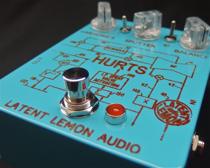 Hurts pedal - harmonic perc fuzz distortion